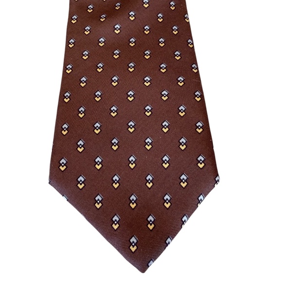 Christian Dior Brown Silk Tie – Vintage ParisNew York – 100% Silk